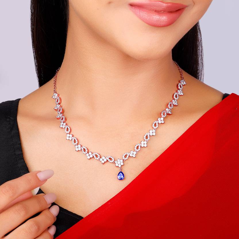 Luxe Rose Gold Bridal Drop - View 2