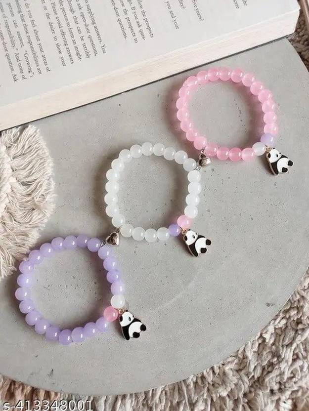 Azure Glass Bead String - View 2